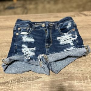 American Eagle Ripped Shorts Size 4